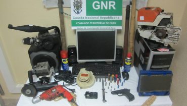 GNR Material recuperado Faro