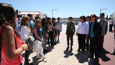 Grupo de jovens participantes no Dia da Defesa Nacional - Arquivo CMP_Filipe da Palma|DDN_jovens|DDN_todos|DDN_protocolo|Berta Cabral