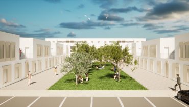 Imagem 3D - Habitação de Custos Controlados - Vila do Bispo