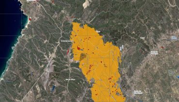Mapa área ardida Aljezur|EMSR443_AOI01_DEL_MONIT01_r1_RTP01_v1