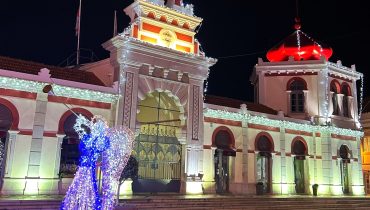 Mercado de Loulé. noite. natal. MC
