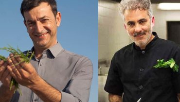 Miguel Salazar e Emídio Freire|Faina restaurante|Salicórnia|Vista do Faina