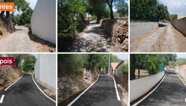 NOTICIA_obras_pavimentação de caminho em Messines de Baixo