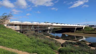 Obras Ponte ribeira bensafrim