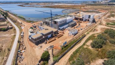 Obras da Futura ETAR de Faro Olhão