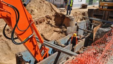 Obras_Novas redes de saneamento de VRSA|Novas redes de abastecimento e de saneamento_VRSA