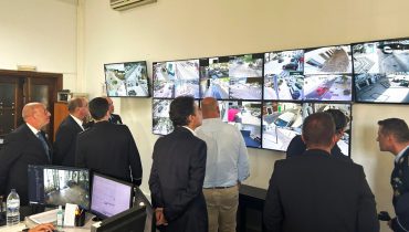 PSP. Inauguração sistema videovigilancia. Faro MC
