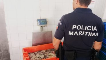 Polícia Marítima apreende 30kg de pescado em Santa Luzia em Tavira