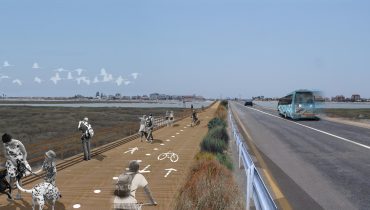 Praia de Faro_Passadiço|Praia de Faro_estacionamento exterior