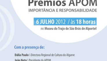 Prémios APOM|APOM prémio|Prémios Apom 1|premio apom 2019