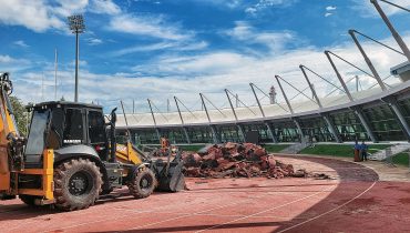 Requalificação_Pista de atletismo_Complexo Desportivo VRSA (1)|Requalificação_Pista de atletismo_Complexo Desportivo VRSA (2)