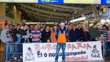 Rúben Faria no Aeroporto de Faro