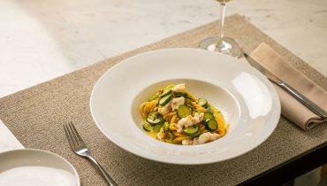 TAGLIOLINO|1 Gragnano spaghetti with clams|9 homemade papardelle with beef bacon