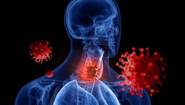 3d rendered medically accurate illustration of thyroid cancer