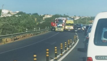 acidente en125 almancil