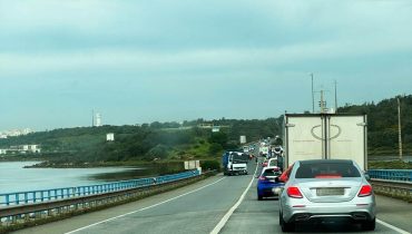 acidente na EN125_Lagoa Portimao