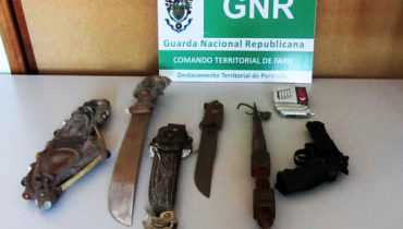 armas apreendidas
