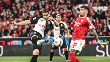 Fase do jogo Benfica-Farense