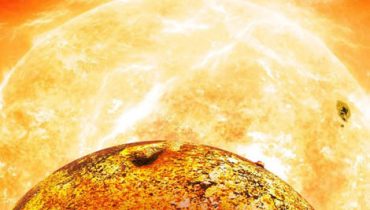 exoplaneta|Artist’s impression of super-Earth orbiting Barnard’s Star