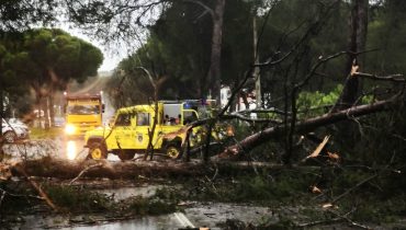 fenómeno extremo de vento