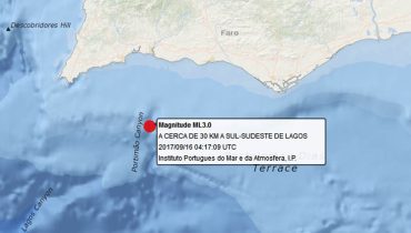 localização sismo
