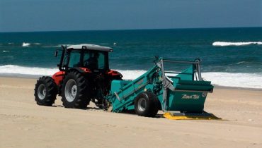 maquina limpeza praias