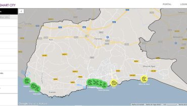 ocupação das praias em albufeira|circuitos do giro albufeira na smart city|reportar ocorrencias smart city albufeira