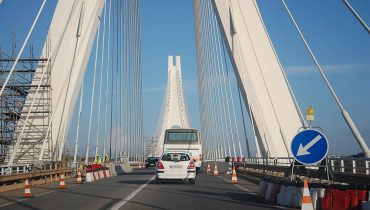 ponte nova do arade em obras