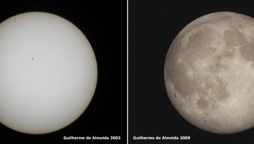 sol e lua|esferas que parecem iguais